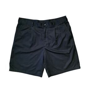 Nike Golf Shorts Men’s 40 Black Fit Dry Pleated Front Regular Fit